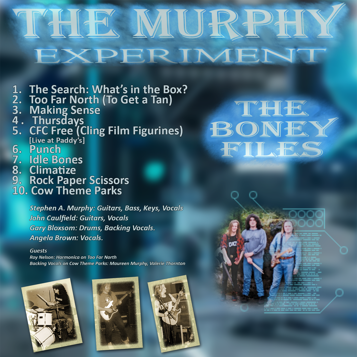 The Boney Files Album Cover - Rear